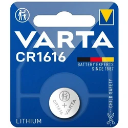 Varta CR1616 lithium x 1 pile (blister) Varta CR1616 lithium x 1 pile (blister)