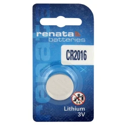 Renata CR2016 lithium x 1 pile Renata CR2016 lithium x 1 pile