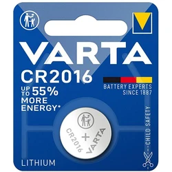 Varta CR2016 lithium x 1 pile (blister) Varta CR2016 lithium x 1 pile (blister)