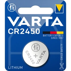 Varta CR2450 lithium x 1 pile (blister) Varta CR2450 lithium x 1 pile (blister)