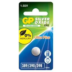 1 pile bouton oxyde d'argent SR54 1,55 V Ultra Plus 1 pile bouton oxyde d'argent SR54 1,55 V Ultra Plus