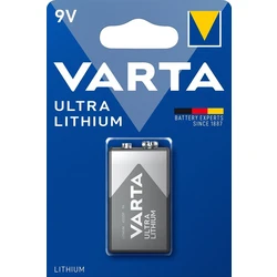 Varta lithium 9V x 1 pile (blister) Varta lithium 9V x 1 pile (blister)