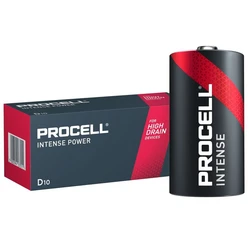 Duracell Procell INTENSE LR20/D x 10 piles alcaline Duracell Procell INTENSE LR20/D x 10 piles alcaline