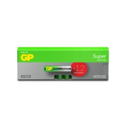 Film de 12 piles alcaline AAA / LR03 SUPER - 1,5V - GP Battery Film de 12 piles alcaline AAA / LR03 SUPER - 1,5V - GP Battery
