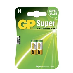 Blister de 2 piles alcaline N / LR01 SUPER - 1,5V - GP Battery Blister de 2 piles alcaline N / LR01 SUPER - 1,5V - GP Battery