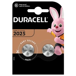 Duracell CR2025 lithium x 2 piles