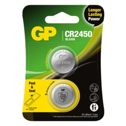 2 piles bouton lithium CR2450 3 V 2 piles bouton lithium CR2450 3 V