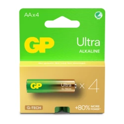 4 piles alcalines AA 1,5 V Ultra 4 piles alcalines AA 1,5 V Ultra