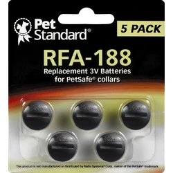 5 piles pour collier anti-aboiement RFA-188 3 V 5 piles pour collier anti-aboiement RFA-188 3 V