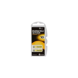 Duracell ActivAir 10 MF pour appareils auditifs x 6 piles