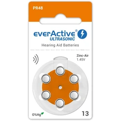 everActive ULTRASONIC 13 pour appareils auditifs x 6 piles