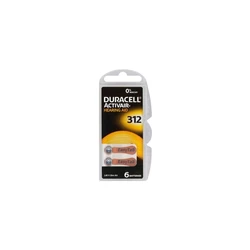Duracell ActivAir 312 MF pour appareils auditifs x 6 piles Duracell ActivAir 312 MF pour appareils auditifs x 6 piles