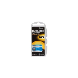 Duracell ActivAir 675 MF pour appareils auditifs x 6 piles Duracell ActivAir 675 MF pour appareils auditifs x 6 piles