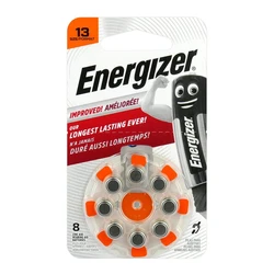 Energizer 13 pour appareils auditifs x 8 piles