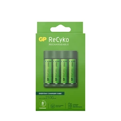 Chargeur 6 heures GP B421 (USB) + 4 accus AA 2000 mAh