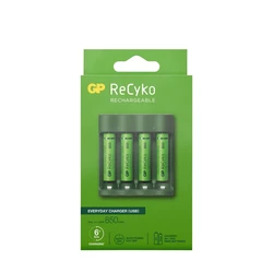 Chargeur 6 heures GP B421 (USB) + 4 accus AAA 850 mAh