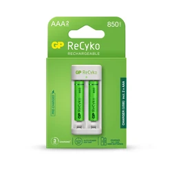 Chargeur classique GP E211 + 2 accus AAA 850 mAh Chargeur classique GP E211 + 2 accus AAA 850 mAh