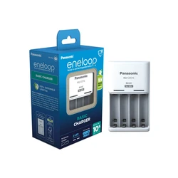 Chargeur de batterie rechargeable NI-MH Panasonic Eneloop BQ-CC51 Chargeur de batterie rechargeable NI-MH Panasonic Eneloop BQ-CC51