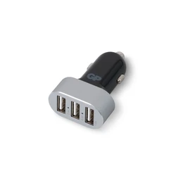 GP Chargeur voiture CC61 - USB - 2 ports USB 2 4A + 1 port USB 1 5A