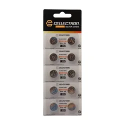 SR1154 10 Piles Oxyde D'argent SR1154 / SR44 / 357 1,55V Cellectron SR1154 10 Piles Oxyde D'argent SR1154 / SR44 / 357 1,55V Cellectron
