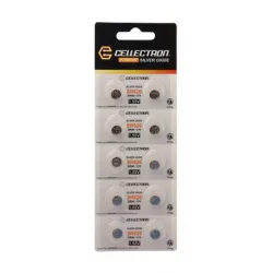SR626 10 Piles Oxyde D'argent SR626 / SR66 / 376 1,55V Cellectron